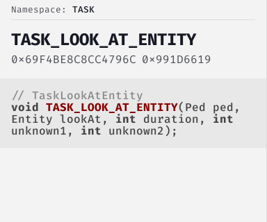 Tasklookatentity Natives Cfx Re Docs