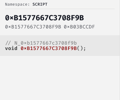 N 0xb1577667c3708f9b Natives Cfx Re Docs