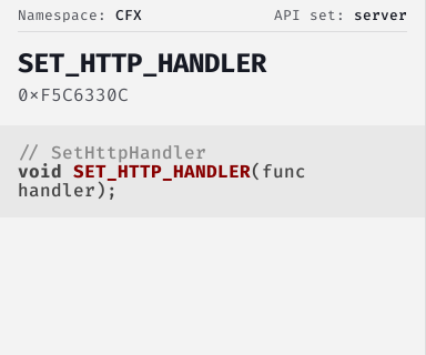 Sethttphandler Natives Cfx Re Docs